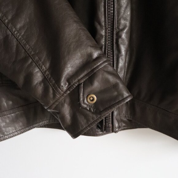 G21 Mens Brown Sz XL Hooded Full Zip Mid-Weight Lined Outdoor Pocket Jacket - Picture 9 of 15